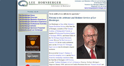 Desktop Screenshot of leehornberger.com